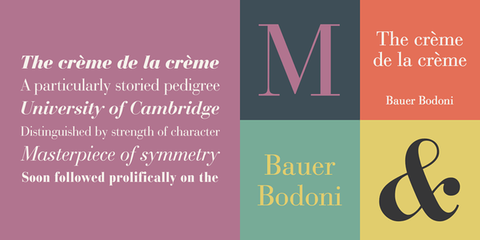 Bauer Bodoni