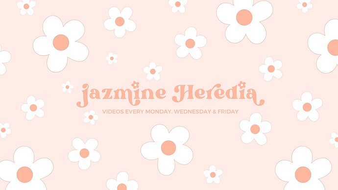 JAZMINE HEREDIA - YouTube Banner 3