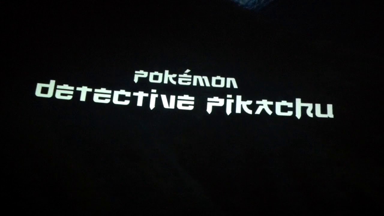 Detective Pikachu Opening Font Identification Font Talk